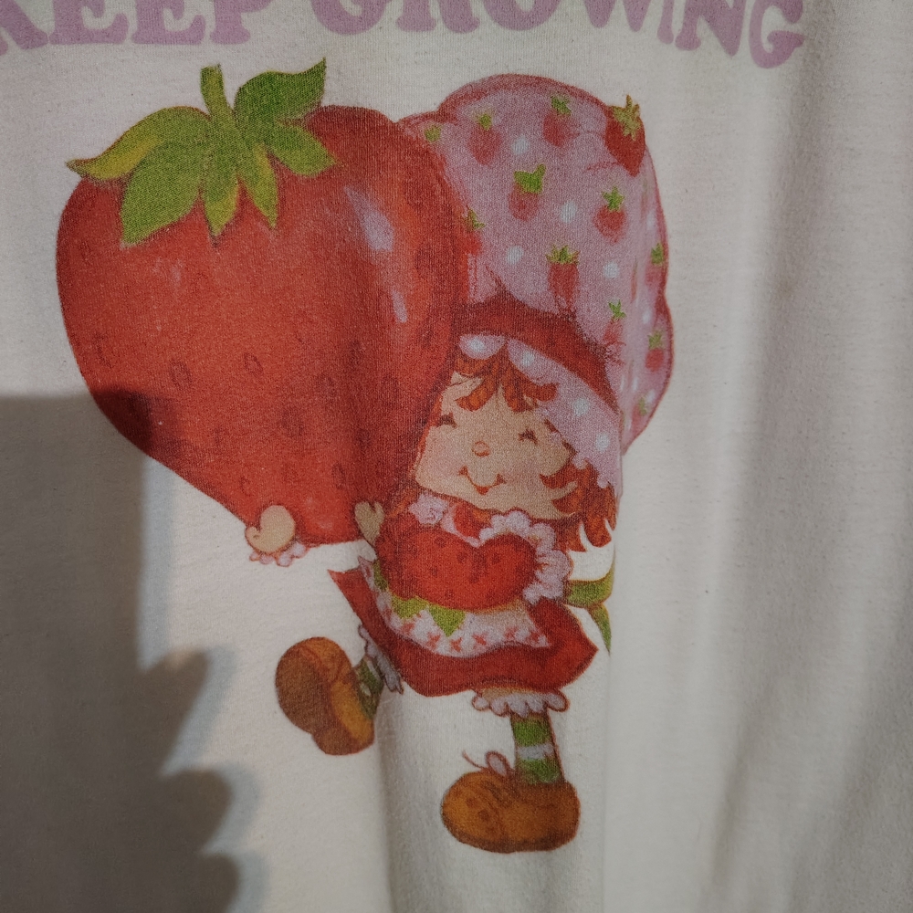 Kids T-Shirt - Cream with Pink and Red Design - Picture 9 of 10